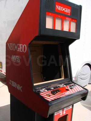 1989 Neo Geo MVS 4-Slot Upright Cabinet Empty Image
