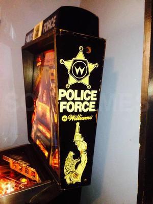1989 Williams Police Force Pinball Machine Image