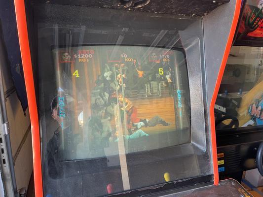 1990 Atari Pit Fighter Upright Arcade Machine Image