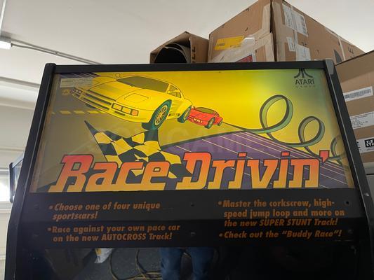 1990 Atari Race Drivin Upright Arcade Machine Image
