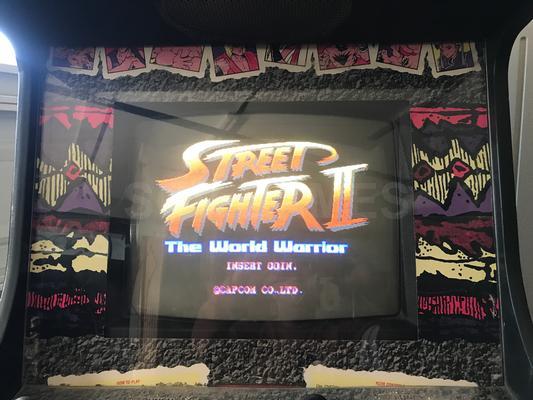 1991 Capcom Street Fighter II The World Warrior Upright Arcade Machine Image