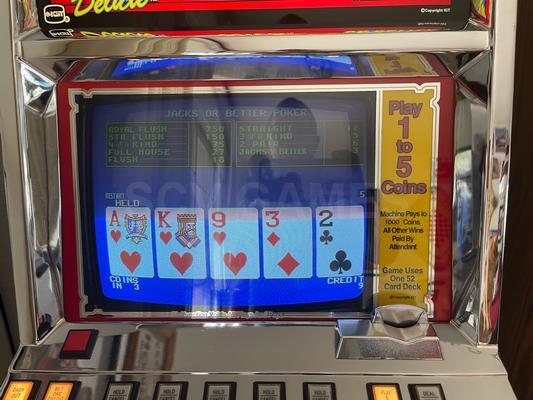1991 IGT Multi Poker 5 Coin 25 Cent Machine Image