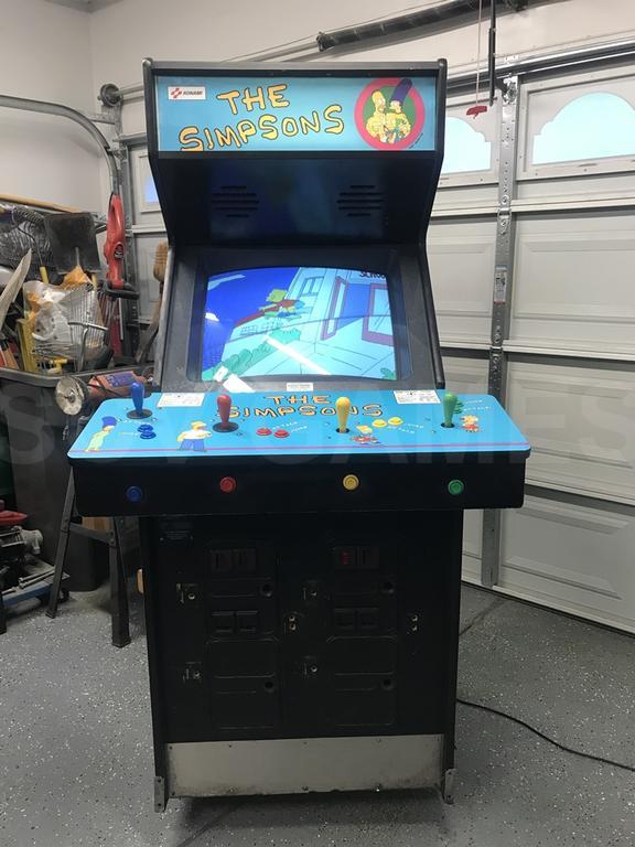 1991 Konami The Simpsons Upright Arcade Machine