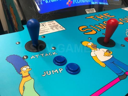 1991 Konami The Simpsons Upright Arcade Machine Image