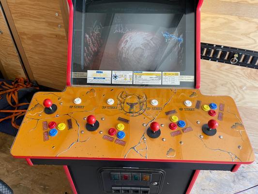 1992 Sega Golden Axe: The Revenge of Death Adder Arcade Machine Image