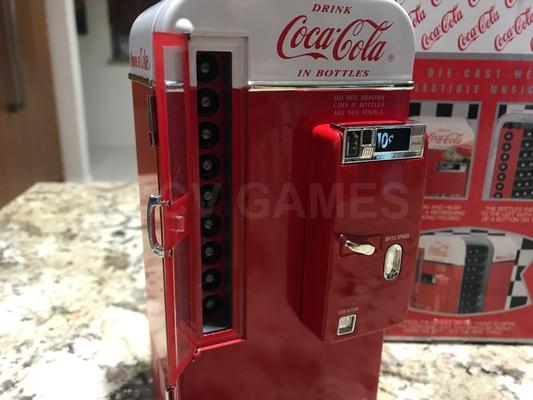 1993 Coca-Cola Musical Bank Vending Machine with Box Image
