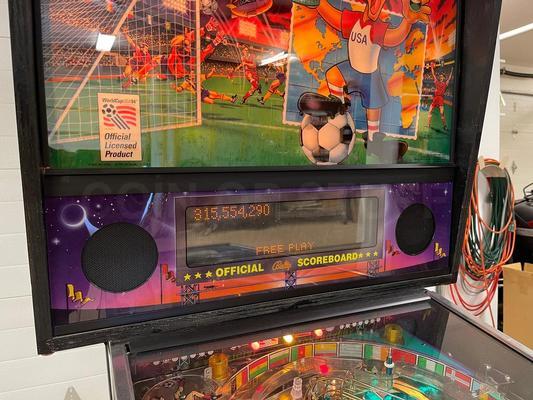 1994 Bally World Cup Soccer Pinball Machine Image