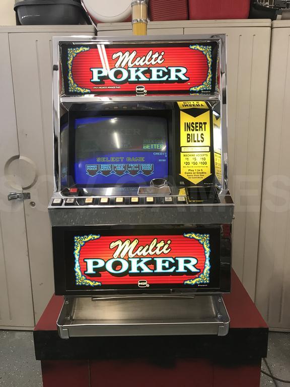 1994 IGT Video Multi Poker Machine with Stand