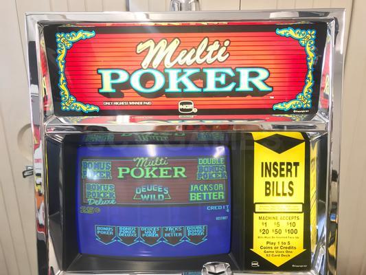 1994 IGT Video Multi Poker Machine with Stand Image