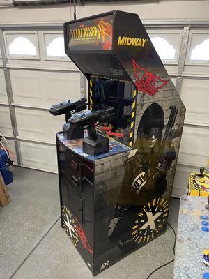 1994 Midway Revolution X - Aerosmith Upright Arcade Machine Image
