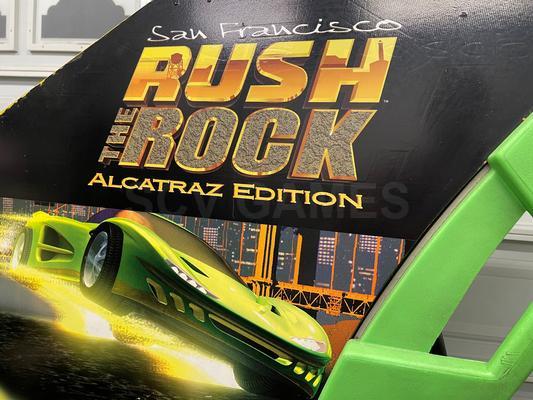 1997 Atari San Francisco Rush The Rock Alcatraz Edition Cockpit Arcade Machine Image