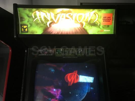 1999 Midway Invasion Upright Arcade Machine Image