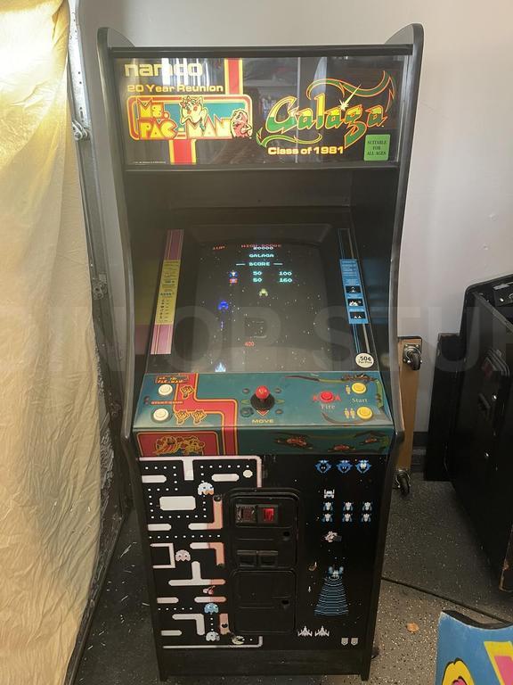 2002 Namco Ms. Pac-Man/Galaga - Class Of 1981 Upright Arcade Machine