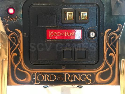 2003 Stern Lord Of The Rings Gold LE Pinball Machine Image