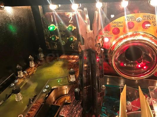 2003 Stern Lord Of The Rings Gold LE Pinball Machine Image