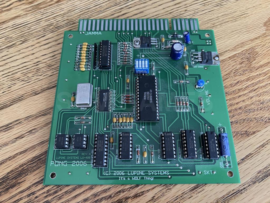 2006 Lupine Systems Pong JAMMA Board