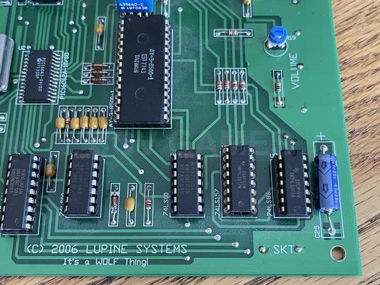 2006 Lupine Systems Pong JAMMA Board Image