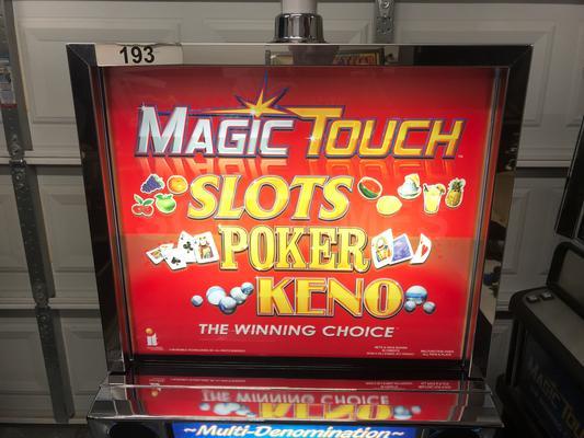 2008 Incredible Technologies Magic Touch Slots Poker Keno Machine Image