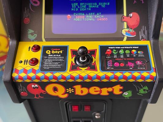 2022 Qbert by RepliCade 12 inch Upright Arcade Machine Image