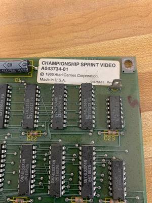 Atari Championship Sprint System 2 PCB Set Image