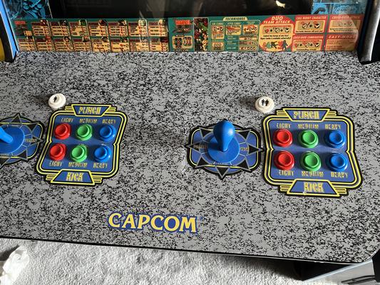Capcom Big Blue Upright Arcade Machine Image