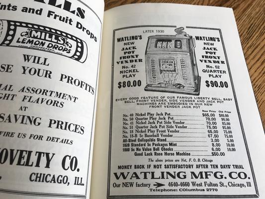 Collector's Treasury Of Antique Slot Machines From Contemporary Advertising Image