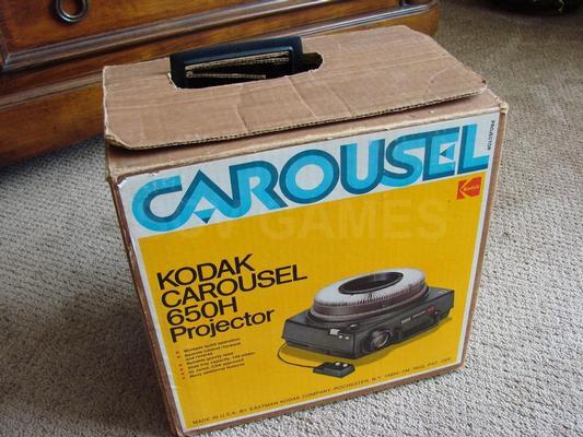 Kodak 650H Carousel Slide Projector with Extras Like New Image