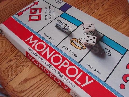 Monopoly Pieces - All but board and box Image