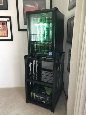 Monster Energy Mini Refrigerator with Stand Image